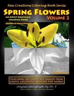 New Creations Coloring Book Series: Spring Flowers Volume 2 di Teresa Davis edito da LIGHTNING SOURCE INC