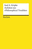 Aufsätze aus »Philosophical Troubles« di Saul A. Kripke edito da Reclam Philipp Jun.