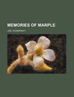 Memories of Marple di Joel Wainwright edito da Rarebooksclub.com