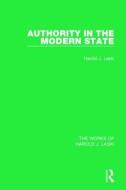 Authority In The Modern State (works Of Harold J. Laski) di Harold J. Laski edito da Taylor & Francis Ltd