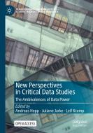 New Perspectives In Critical Data Studies edito da Springer Nature Switzerland AG