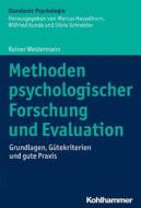 Methoden psychologischer Forschung und Evaluation di Rainer Westermann edito da Kohlhammer W.