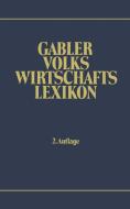 Gabler Volkswirtschafts Lexikon di Volker Häfner edito da Gabler Verlag