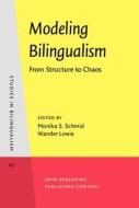 Modeling Bilingualism edito da John Benjamins Publishing Co