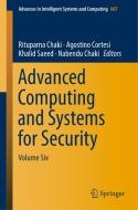 Advanced Computing and Systems for Security edito da Springer Singapore