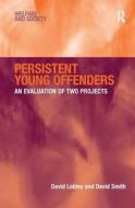 Persistent Young Offenders di David Lobley, David Smith edito da Taylor & Francis Ltd