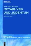 Metaphysik und Judentum di Alexander Altmann edito da de Gruyter Oldenbourg