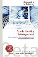 Oracle Identity Management edito da Betascript Publishing