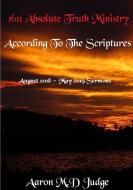 According to The Scriptures di Aaron Judge edito da LULU PR