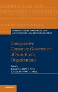 Comparative Corporate Governance of Non-Profit Organizations edito da Cambridge University Press