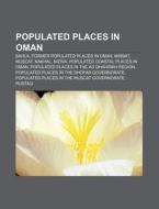 Populated Places In Oman: Bahla, Former di Source Wikipedia edito da Books LLC, Wiki Series