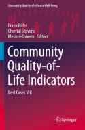 Community Quality-of-Life Indicators edito da Springer International Publishing