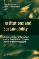 Institutions and Sustainability edito da Springer Netherlands