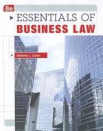 Essentials of Business Law di Anthony L. Liuzzo edito da Career Education