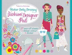 Sticker Dolly Dressing Fashion Pad di Fiona Watt edito da Usborne Publishing Ltd