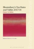Bloomsbury's Tax Rates and Tables 2017/18: Finance Act Edition di Rebecca Cave edito da Bloomsbury Publishing PLC
