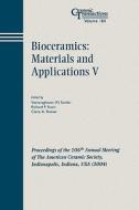 Bioceramics #5 CT Vol 164 di Sundar, Rusin Rp, Rutiser Ca edito da John Wiley & Sons
