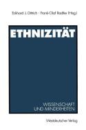 Ethnizität di Eckhard J. Dittrich edito da VS Verlag für Sozialwissenschaften