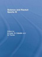 Science and Racket Sports IV edito da Routledge
