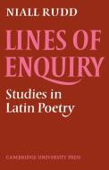 Lines of Enquiry di Niall Rudd edito da Cambridge University Press