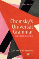 Chomskys Universal Grammar 3e di Cook edito da John Wiley & Sons