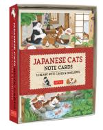 Japanese Cats Note Cards di Tuttle Editors edito da Tuttle Publishing