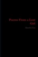 Poems From a Lost Girl di Katerina Cox edito da Lulu.com