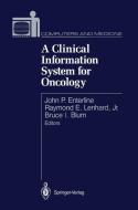 A Clinical Information System for Oncology edito da Springer New York