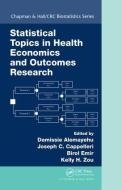 Statistical Topics in Health Economics and Outcomes Research edito da Taylor & Francis Inc