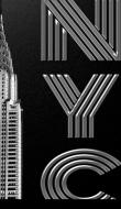 Iconic Chrysler Building New York City Drawing Writing creative blank journal di Michael Huhn, Sir Michael Huhn edito da BLURB INC