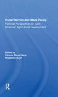 Rural Women And State Policy di Carmen Diana Deere, Magdalena Leon edito da Taylor & Francis Ltd