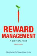 Reward Management di Geoff White edito da Routledge