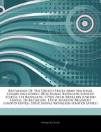Battalions Of The United States Army Nat di Hephaestus Books edito da Hephaestus Books