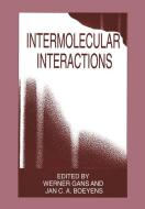 Intermolecular Interactions edito da Springer US