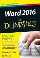Word 2016 für Dummies di Dan Gookin edito da Wiley VCH Verlag GmbH