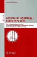 Advances In Cryptology - Eurocrypt 2010 edito da Springer-verlag Berlin And Heidelberg Gmbh & Co. Kg