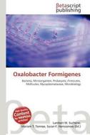 Oxalobacter Formigenes edito da Betascript Publishing
