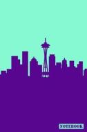 Notebook: Seattle Washington Cityscape Diary Journal (Purple & Green) di Dms Books edito da LIGHTNING SOURCE INC
