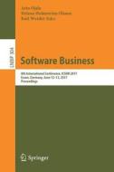 Software Business edito da Springer International Publishing