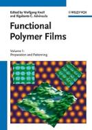 Polymer Thin Films. 2 volumes edito da Wiley VCH Verlag GmbH