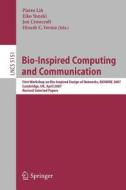 Bio-Inspired Computing and Communication edito da Springer-Verlag GmbH