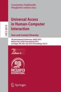 Universal Access in Human-Computer Interaction: User and Context Diversity edito da Springer Berlin Heidelberg