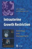 Intrauterine Growth Restriction edito da Springer London