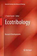 Ecotribology edito da Springer International Publishing
