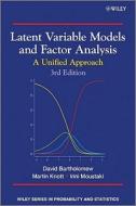 Latent Variable Models and Factor 3e di Bartholomew edito da John Wiley & Sons