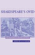 Shakespeare's Ovid edito da Cambridge University Press