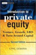 Introduction to Private Equity di Demaria edito da John Wiley & Sons