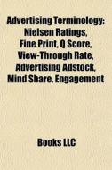 Advertising Terminology: Nielsen Ratings di Books Llc edito da Books LLC, Wiki Series