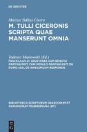 Orationes cum senatui gratias egit, cum populo gratias egit, de domo sua, de haruspicum responsis di Marcus Tullius Cicero edito da De Gruyter