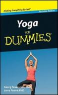 Yoga for Dummies di Georg Feuerstein, Larry Payne edito da For Dummies